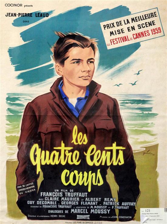 Les Quatre Cents Coups / 400 Blows - François Truffaut1959 23x16in. (60x41cm.)